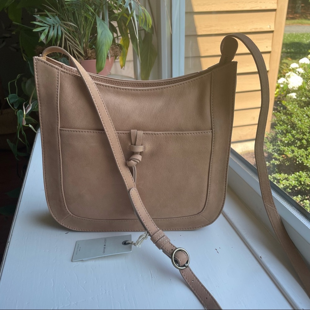 NWT Lucky Brand Genuine Leather Crossbody Bag